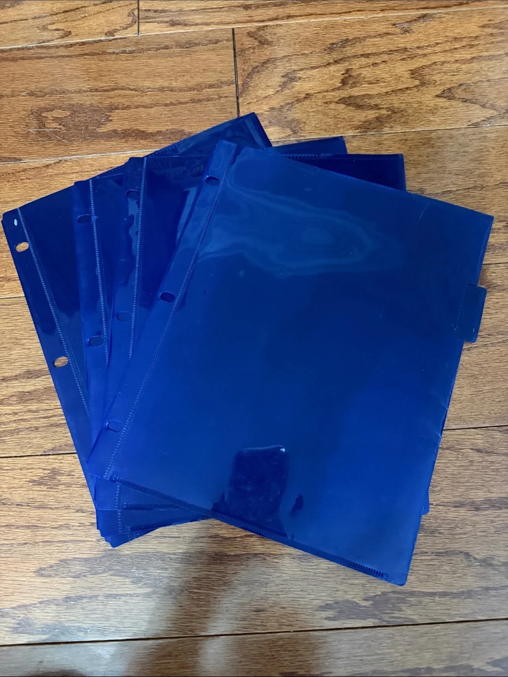 Binder Pockets 3 Ring Clear Pocket Divider Folders Sleeves Slash File Jacket 16